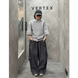 Vertex嘉義｜Vintage Balloon Wide Pants 復古工裝立體氣球褲 長褲 水洗 寬褲 鬆緊腰