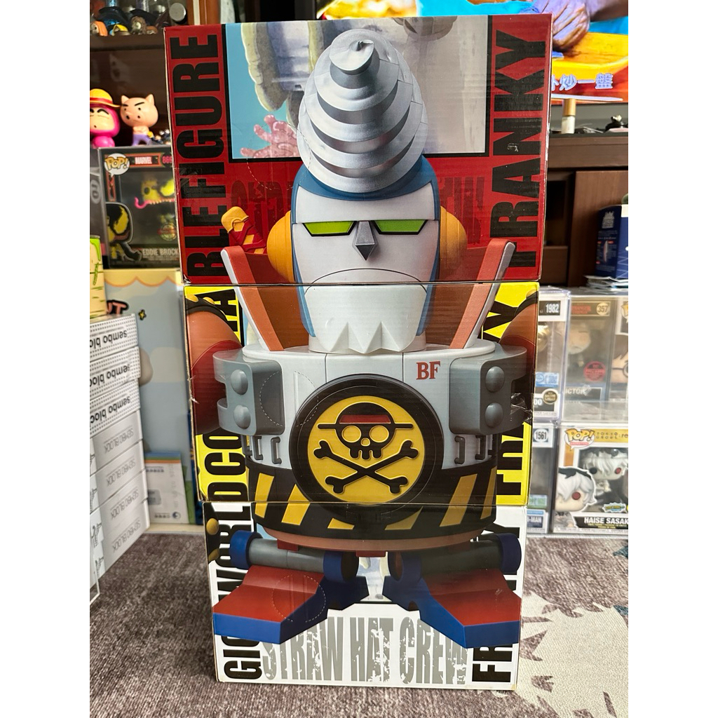 日版金證 WCF GIGA 佛朗基將軍 一套3盒 海賊王 公仔 佛朗基 將軍 很大盒需店到宅