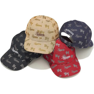 AirRoom正品現貨 2026SS SUPREME 6-Panel 滿版 NY 紐約 洋基 摩根 LOGO 帽子 老帽