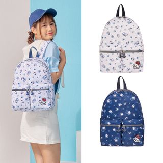 【Hello Kitty】皇家航海 後背包 多隔層後背包 防盜口袋 可套行李拉桿 KITTY後背包 書包