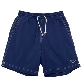 mark gonzales white stitch half pants