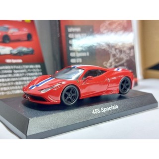 1/64 Kyosho Ferrari 12 458 Speciale 紅 條紋 / 黑輪框