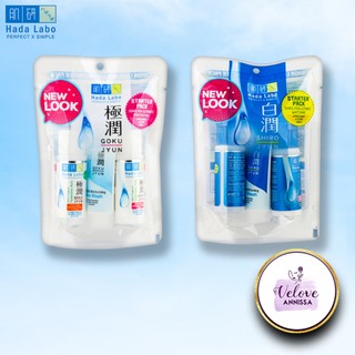 Hada Labo Starter Pack Travel Gokujyun Shirojyun Paket