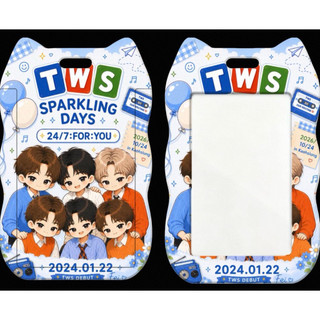 全新飯製TWS卡套附白色掛繩