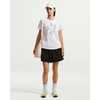 【NIKE 耐吉】短袖上衣 女 AS W NSW CLUB SS GFX TEE 白 IW1195-100