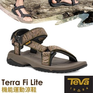【TEVA】65折》男 水陸機能涼鞋 Terra Fi Lite 耐磨運動織帶涼鞋 溯溪鞋 TV1001473