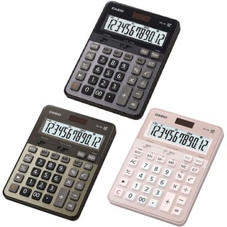 【CASIO】DS-2B 共3色 12位數 大型顯示幕 商用專業型 計算機-(鐵灰‧金色‧香檳粉) 正版宏崑公司貨