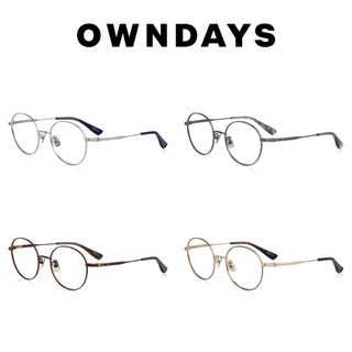 OWNDAYS John Dillinger系列 波士頓款金屬光學鏡框 JD1051X-5A