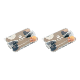 Dynamic Ear Filter 2入組 日常泛用降噪耳塞 (-20dB 獨家薄膜濾波片) 輕量包裝版本