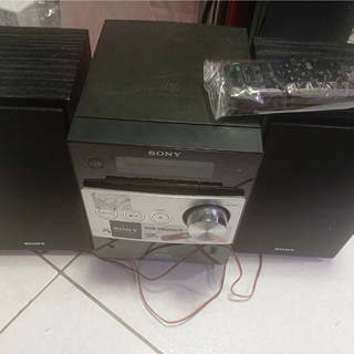 功能正常 湛黑美型 音質佳 附遙控 SONY CMT-FX200 組合音響 CD USB FM