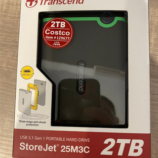 Transcend 創見StoreJet 25M3 2TB 軍規 2.5吋行動硬碟