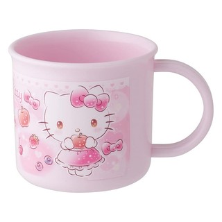 SKATER 日本製 三麗鷗 兒童用抗菌塑膠杯子 200ml Hello Kitty 甜點 S55920
