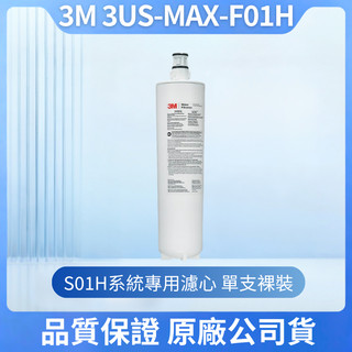 【3M原廠正品】MAX-F01H廚下型淨水器替換濾芯適用S01H/D​​S04/DS02 生飲級活性碳濾心裸裝無盒