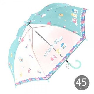 NAKATANI中谷雨傘兒童直傘(45cm)水果牛奶-薄荷綠(4948949033870) 432元