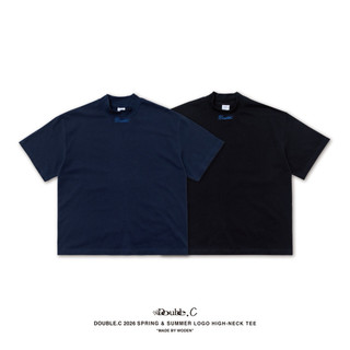 Double.C 2026 Fall & Winter LOGO High-neck Tee