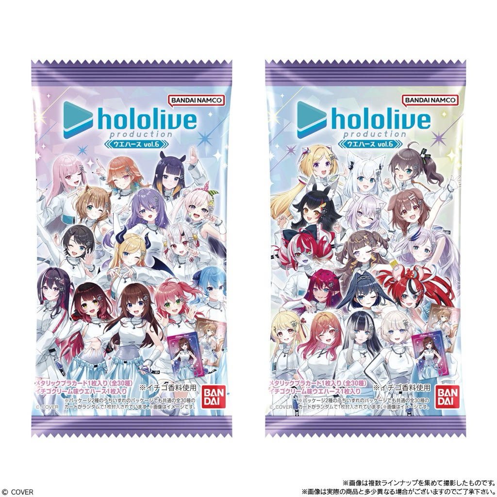 Hololive Production Vol. 6食玩 餅卡 萬代30位成員卡片