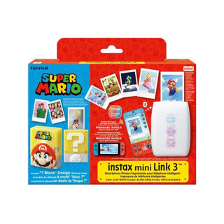 FUJIFILM 富士 instax mini Link 3 Mario 超級瑪利歐套組 拍立得印相機