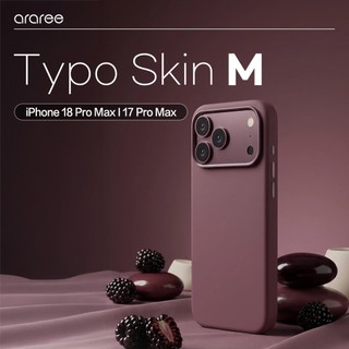 Araree Apple iPhone 18 Pro Max 磁吸式矽膠保護殼(TYPO SKIN M)