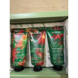 【AVEDA 肯夢】經典潤手霜3入禮盒 40ml*3 (甜馨/純香/迷迭薄荷/台灣專櫃中文標/護手霜禮盒)
