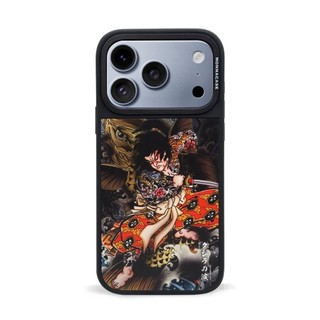 【IC鏡面磁吸】鯨波怒浪 日式 浮世繪 立體浮雕 兄弟刺青 i18pro 18promax 17系列 Plus