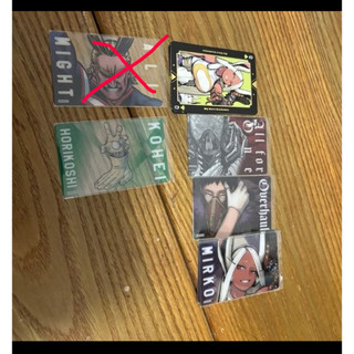 【現貨】我的英雄學院 原作周邊 收藏卡片/透明卡/撲克牌（米爾科 / 歐爾麥特 / 治崎廻 / AFO / 堀越耕平）
