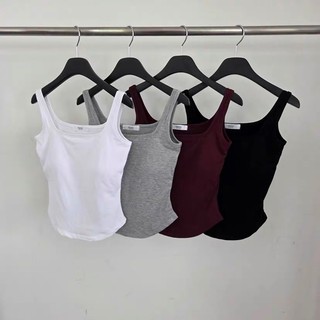 韓國代購🇰🇷東大門 圓弧下擺坦克Bra Top🔅as