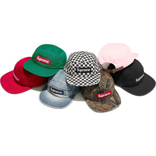 Supreme 26FW 秋冬 Washed Chino Twill Camp Cap 皮扣 帽子