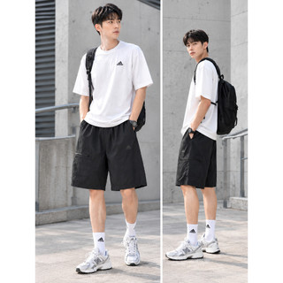 近全新 adidas愛迪達 City Escape 男款M號側邊立體拉鍊口袋工裝短褲 4104【衫之小朱】