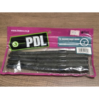 TIEMCO PDL Magnum Shaky Worm條蟲 棒蟲 路亞 軟餌 假餌