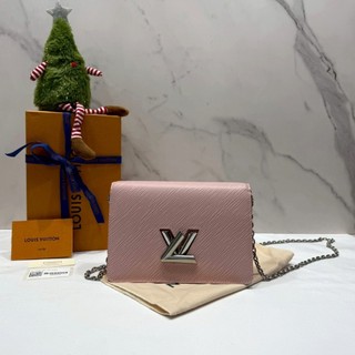 LV 粉色TWIST WOC鏈帶包