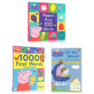 正版 Peppa 1000 First Words sticker book貼紙書/ First 100 Words