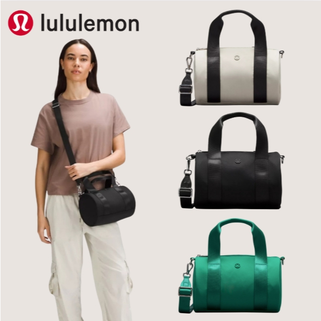 【other more 特選潮流】加拿大運動第一品牌LULULEMON 迷你側背圓筒包  5L