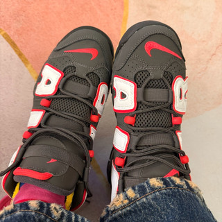 全新經典AIR咖啡色Nike 籃球鞋 NIKE AIR MORE UPTEMPO (GS) 女鞋 -DH9719200