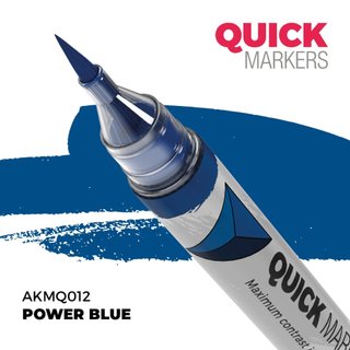 AKMQ012 - AK Quick Marker - Power Blue - 能量藍色