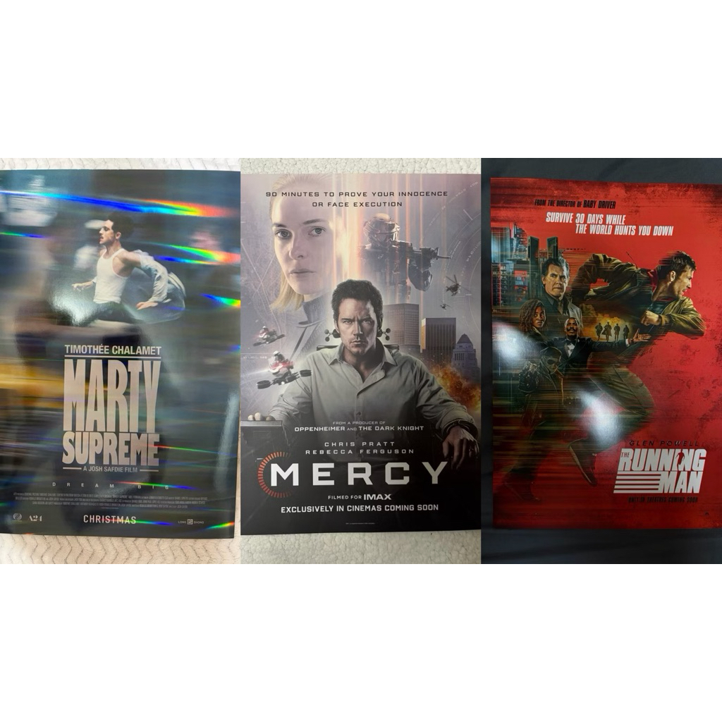 海報 關鍵公敵 星爵 橫衝直闖 現貨 A3 提摩西夏勒梅 甜茶 逃亡遊戲 收藏 威秀 華納威秀 影城 全新 電影