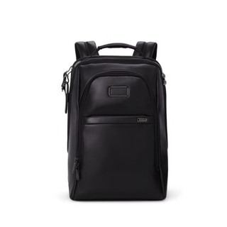 TUMI Alpha 中型 15 吋可擴充套件皮革後背包