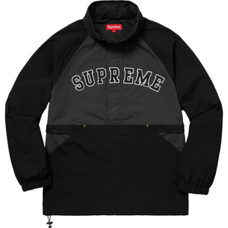Supreme Court Half Zip Pullover 半開襟 風衣 罩衫 電繡 M碼