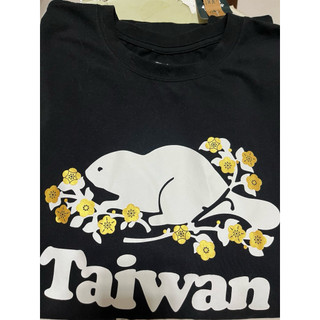Taiaon Roots男裝-Taiwan Day系列 梅花海狸LOGO修身短袖T恤 XL,