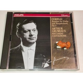 好音悅 Grumiaux 葛羅米歐 Castagnone Corelli 柯瑞裡 小提琴奏鳴曲 2CD Philips