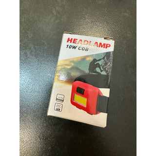 台灣全新現貨 LED 電池式 夜釣 頭燈 戶外 迷你露營 卡裝 COB LED頭燈 探洞 野營 照明燈 頭戴式 乾電池款
