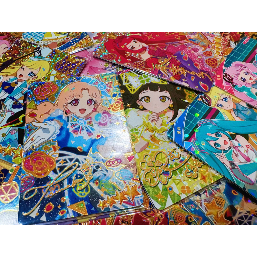 秘密的偶像公主 第二彈 稀有卡 四星卡 隱藏簽名卡 初音未來聯名卡