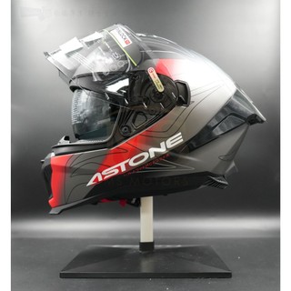 【板橋摩速】ASTONE GT6 PLUS YF1【消光黑紅】尺寸S-3XL 重量約1600g ECE2206