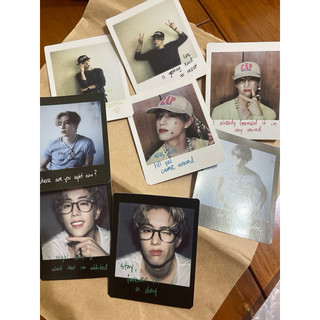 段宜恩 Mark Tuan 專輯 Silhouette smoke ver. & sunset ver. 拍立得 貼紙