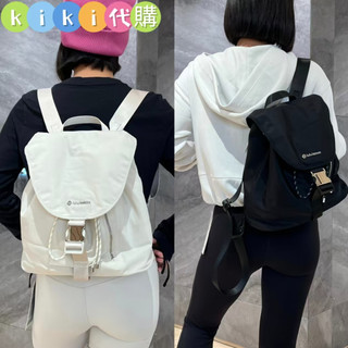 📍KiKi韓國 Lululemon 10L後背包 抽繩水桶背包 媽咪包Drawstring休閑運動雙肩包 學生輕便旅行包