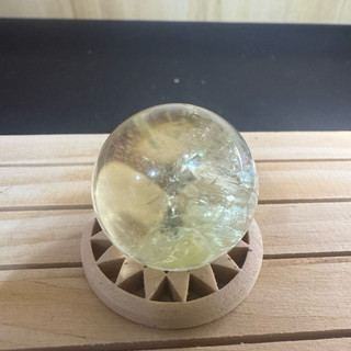A26天然黃水晶球 風水擺件