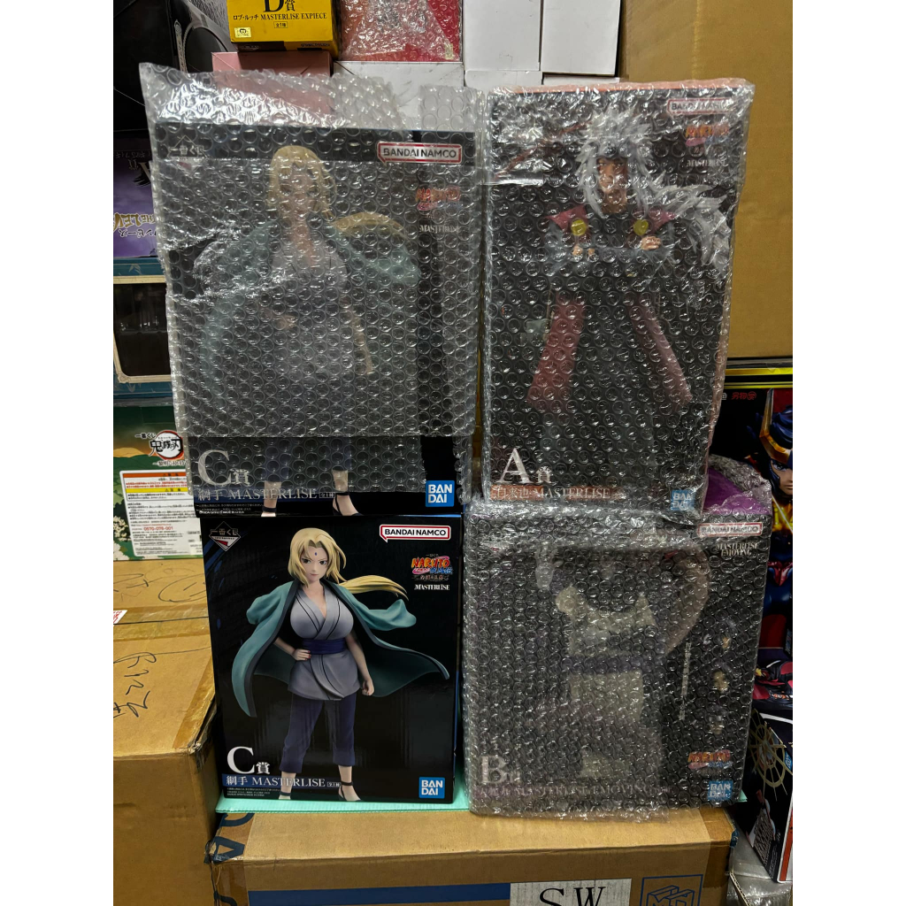 『秋葵』現貨 火影忍者 一番賞 傳說的三忍 A賞 自來也 B賞 大蛇丸 C賞 綱手 公仔