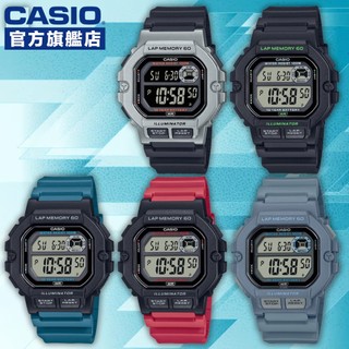 卡西歐 CASIO / WS-1400H / 數位系列 (附錶盒) 跑步圈速防水運動錶【官方直營】