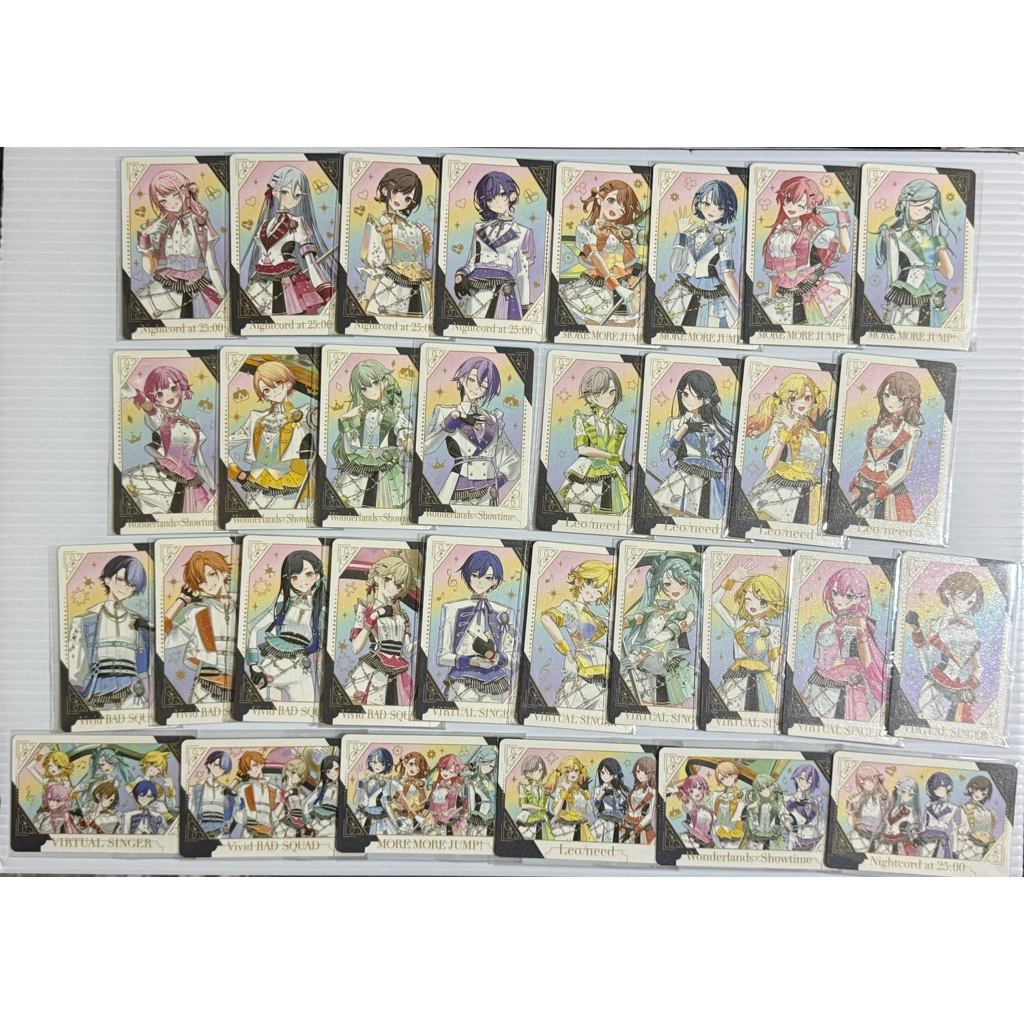 世界計畫卡 正版普卡 EP卡 五週年 感謝祭 小卡 手遊 V家 L/N MMJ VBS WS 25時 初音未來