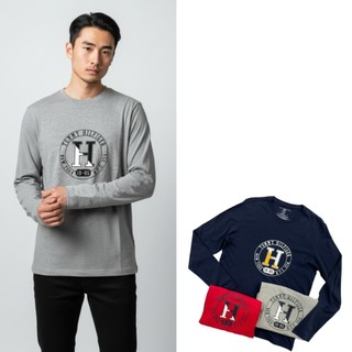 ⚡衝評 Tommy Hilfiger 圓設計logo 薄長袖 純棉 大尺碼 長袖 上衣 T恤 長T @9298