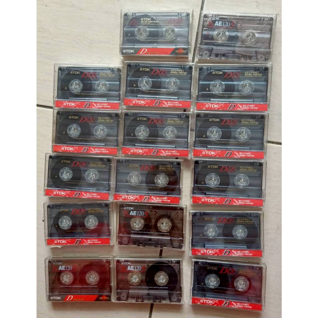 錄音帶~TDK品牌,120分鐘,20張一起賣